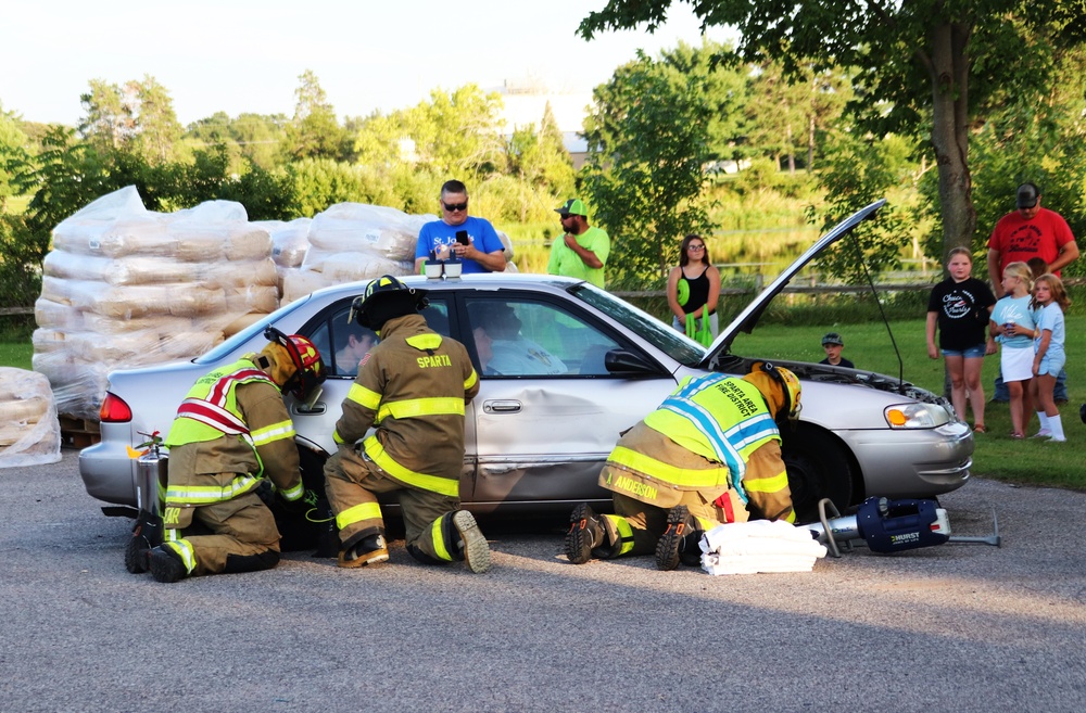 Fort McCoy supports Sparta, Monroe County National Night Out 2024 events