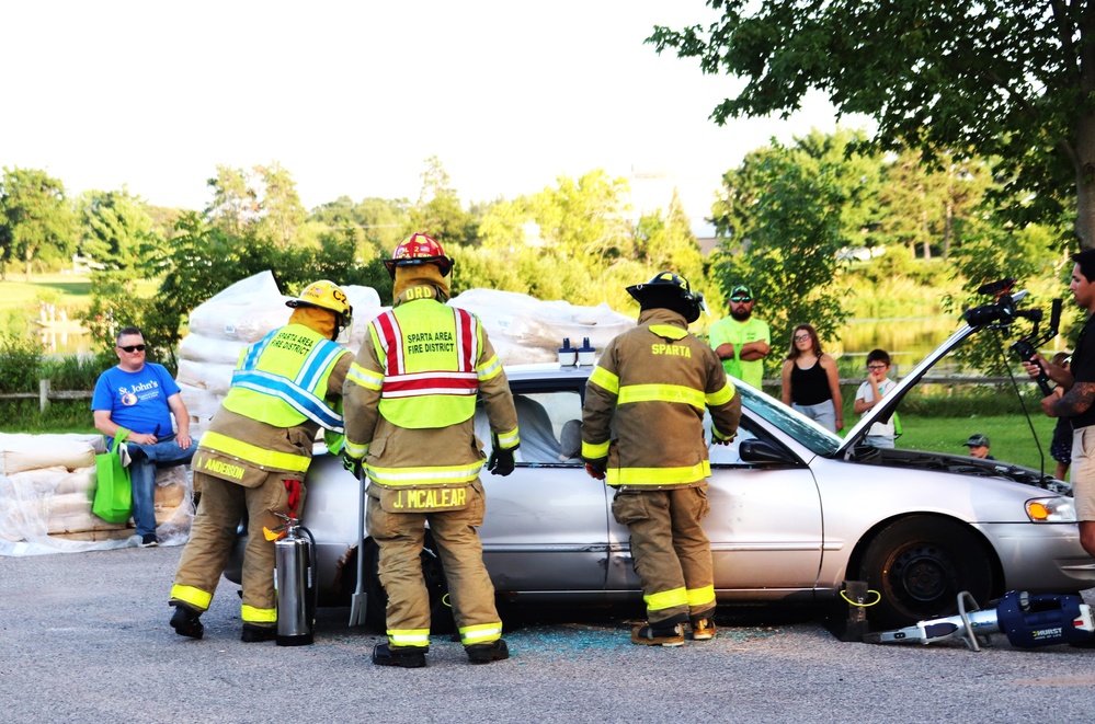 Fort McCoy supports Sparta, Monroe County National Night Out 2024 events