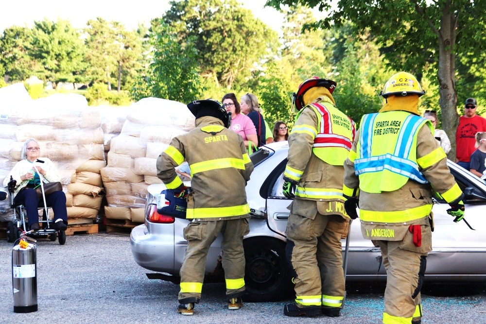 Fort McCoy supports Sparta, Monroe County National Night Out 2024 events