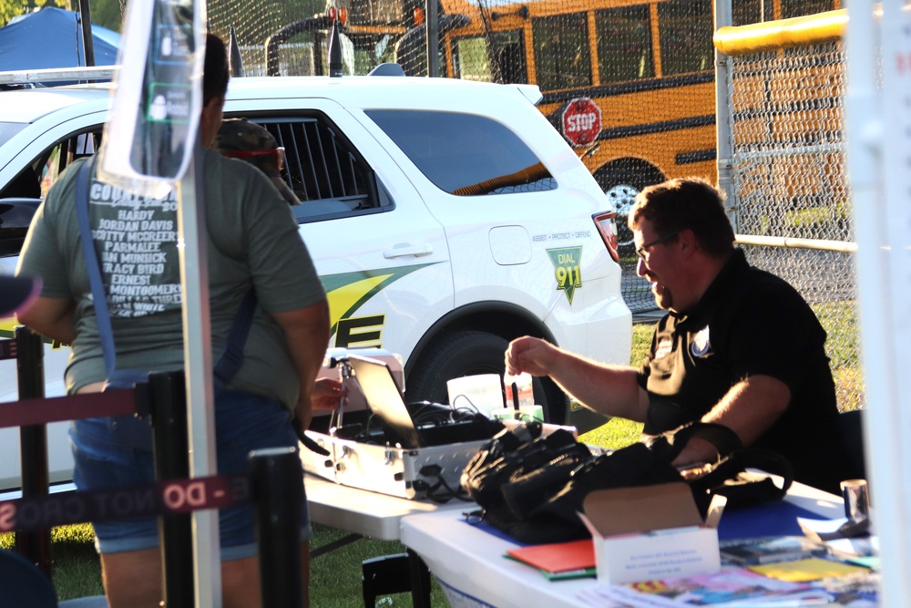 Fort McCoy supports Sparta, Monroe County National Night Out 2024 events