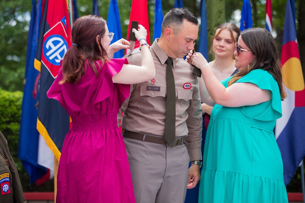 JASON WILLIAMS PROMOTION CEREMONY