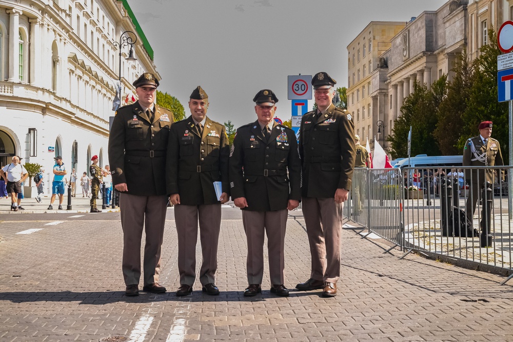 V Corps proudly participates in the Polish Armed Forces Day Parade, showcasing their dedication to NATO.