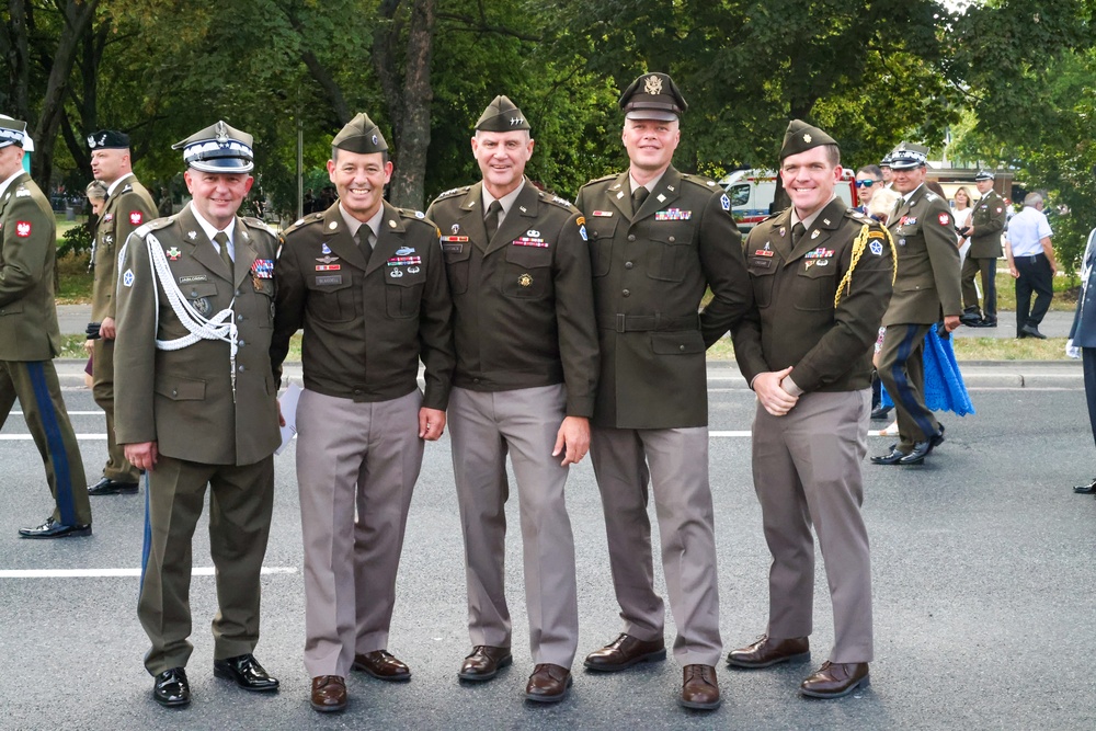 V Corps proudly participates in the Polish Armed Forces Day Parade, showcasing their dedication to NATO.