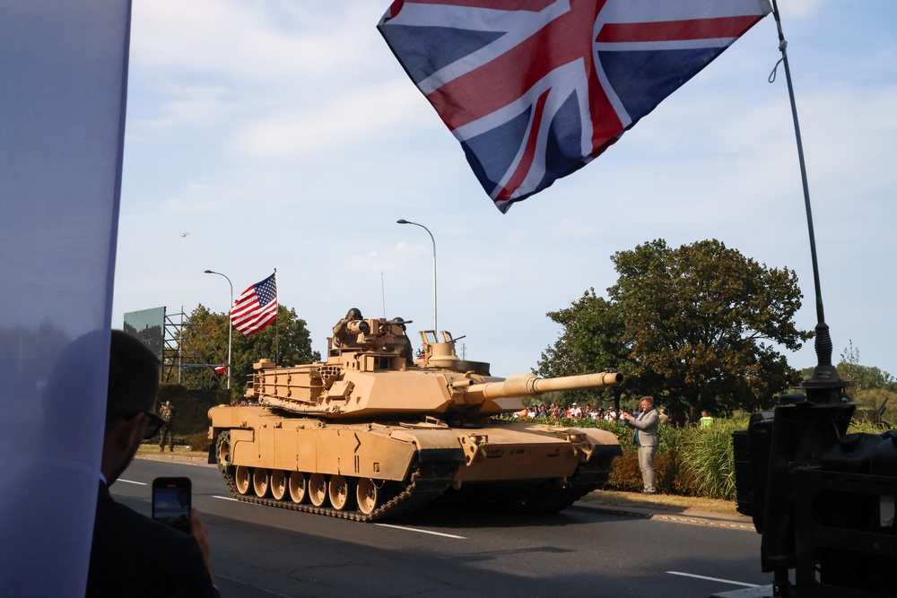 V Corps proudly participates in the Polish Armed Forces Day Parade, showcasing their dedication to NATO.