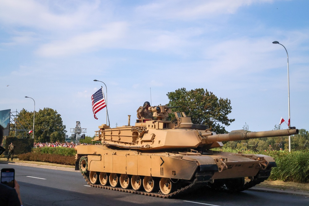 V Corps proudly participates in the Polish Armed Forces Day Parade, showcasing their dedication to NATO.