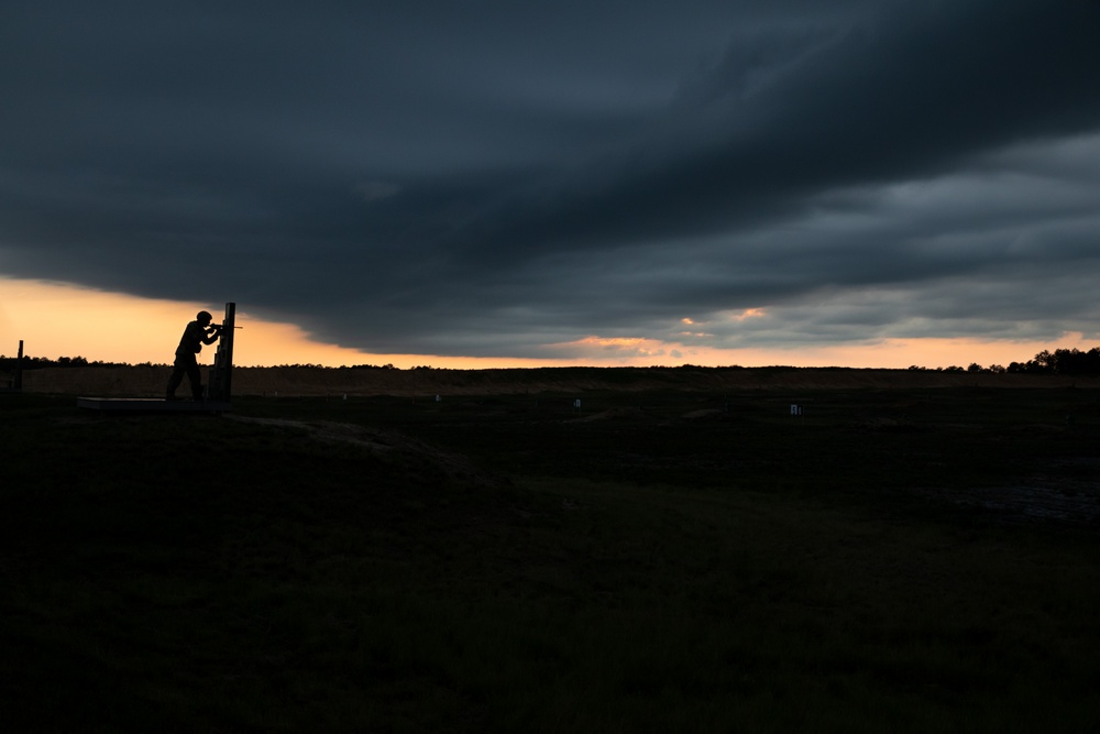 Sunset on the range