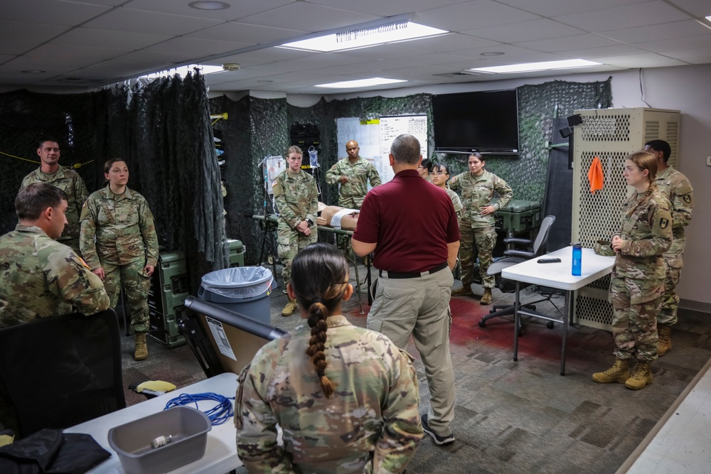 586th Field Hospital Trains with BACH ESD