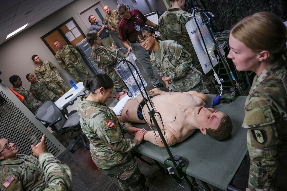 586th Field Hospital Trains with BACH ESD