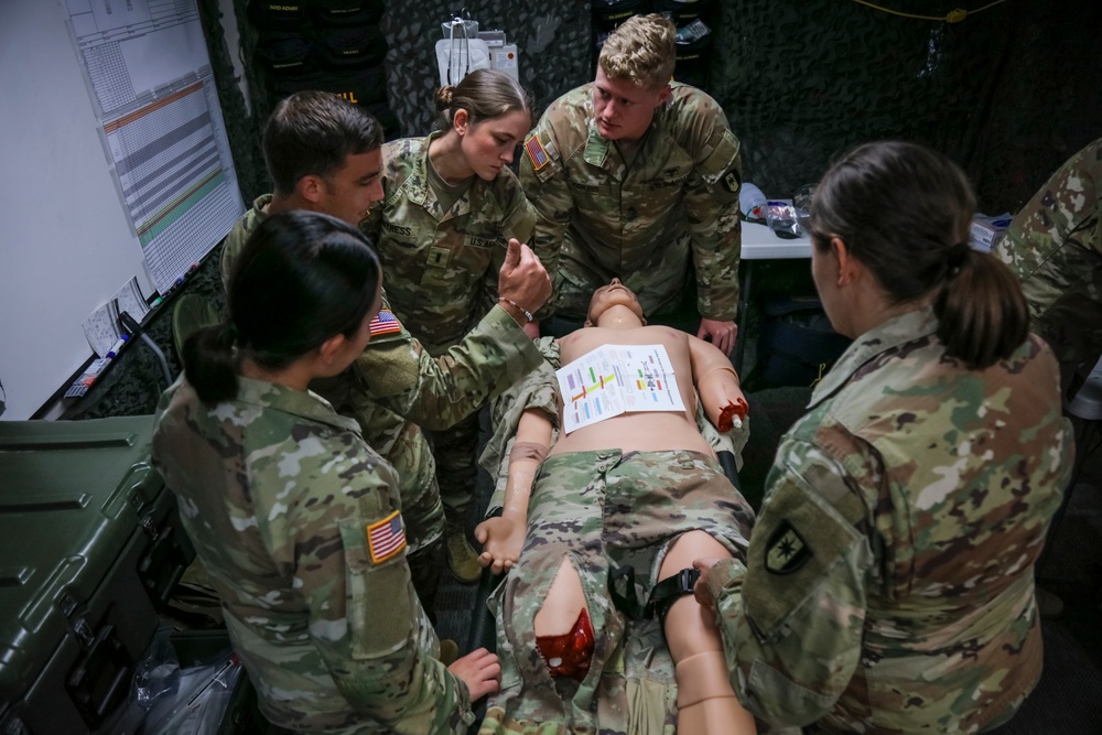 586th Field Hospital Trains with BACH ESD