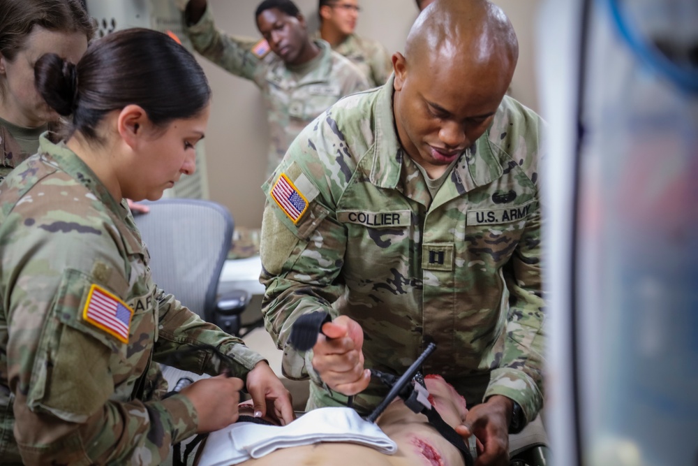 586th Field Hospital Trains with BACH ESD