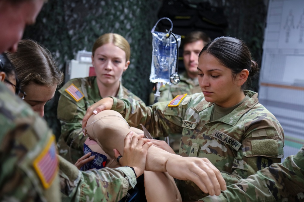 586th Field Hospital Trains with BACH ESD