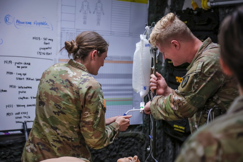 586th Field Hospital Trains with BACH ESD