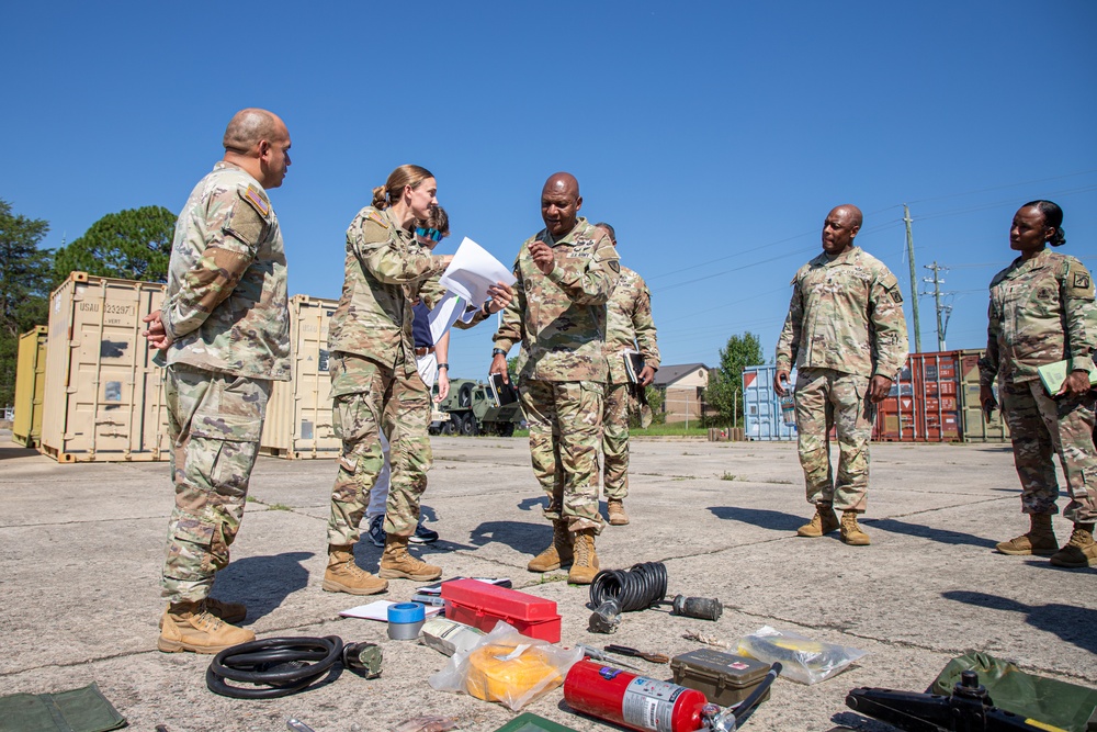 AMC Command Sgt. Maj. Sellers Visits Fort Liberty