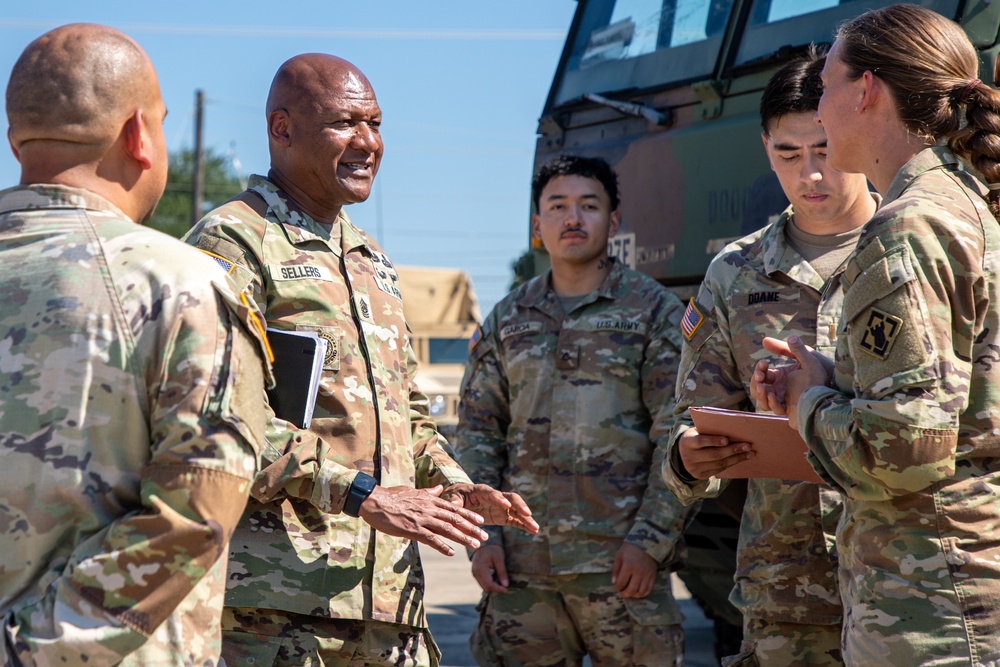 Dvids - Images - Amc Command Sgt. Maj. Sellers Visits Fort Liberty 