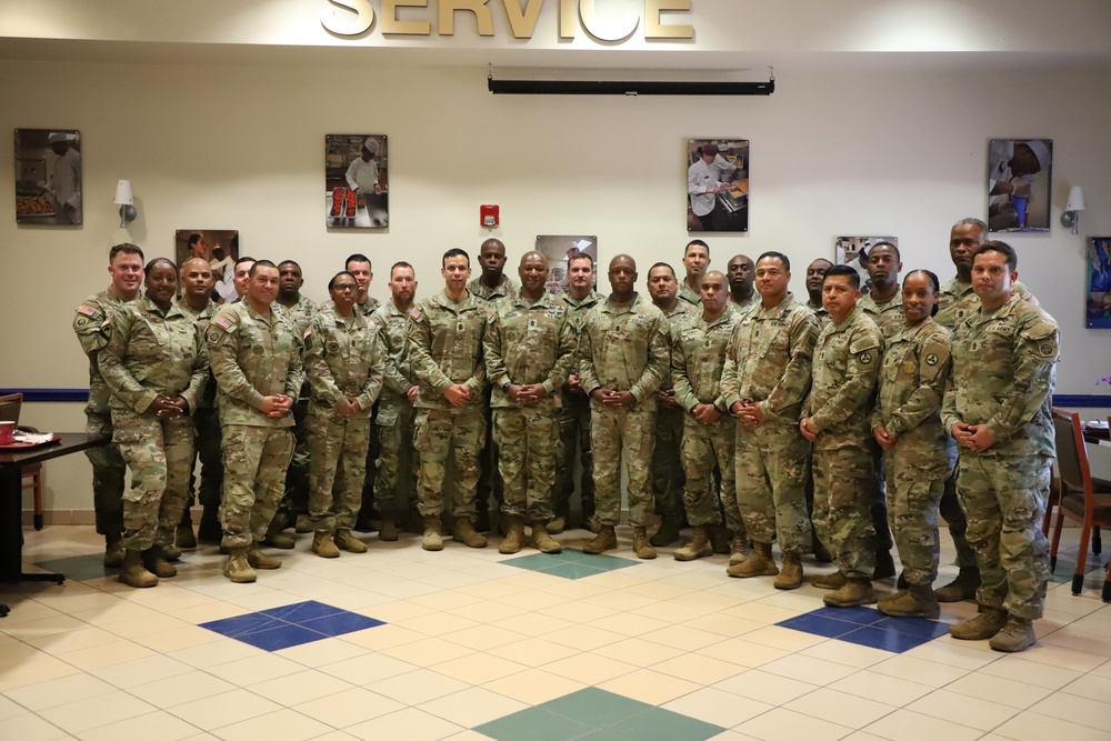 AMC Command Sgt. Maj. Sellers Visits Fort Liberty