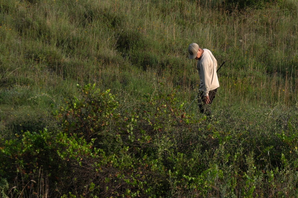 JBSA scientists collect environmental data