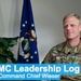 A thumbnail graphic for AFLCMC's &quot;Leadership Log&quot; podcast, episode 118.