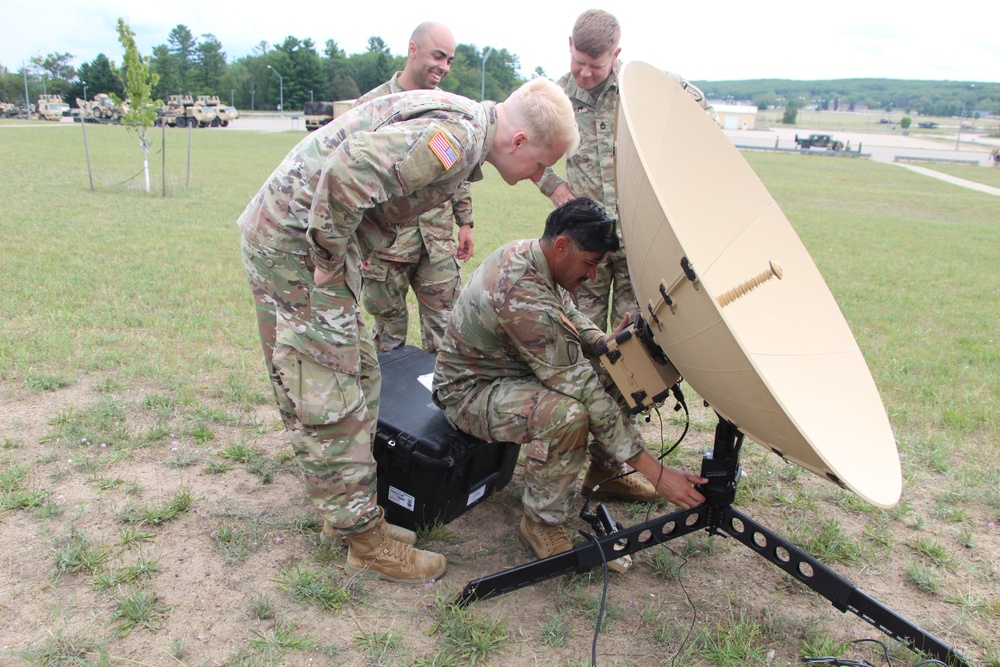 Setting up Satellite Communication at Northern Strike