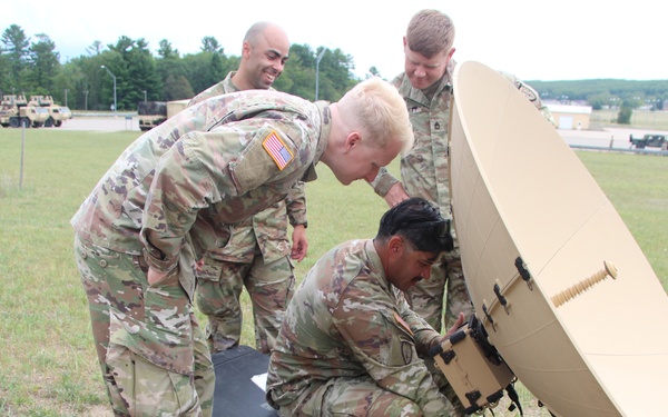 Setting up Satellite Communication at Northern Strike