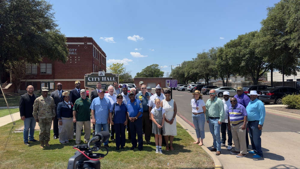 Killeen commemorates Purple Heart Day
