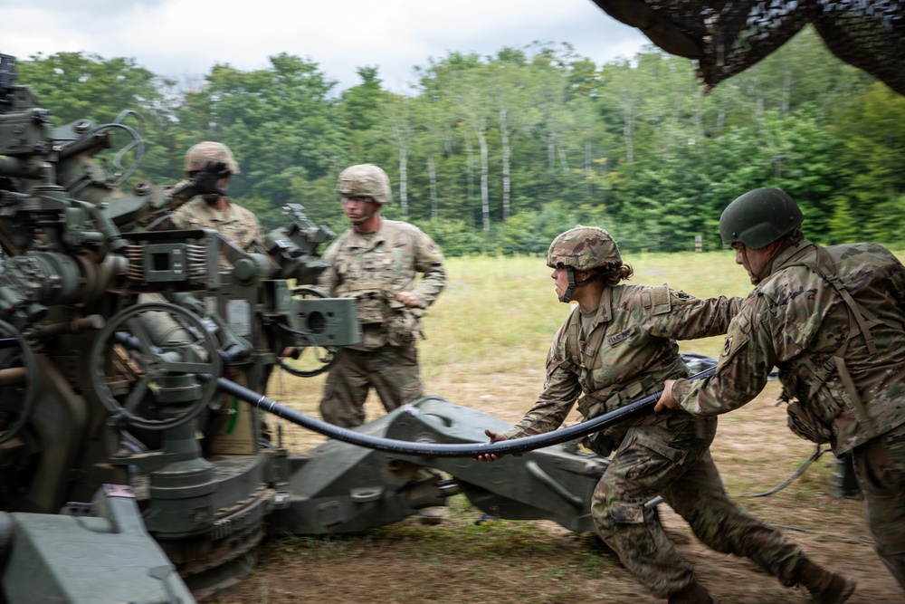 Thunderbird artillery takes aim at Northern Strike 2024