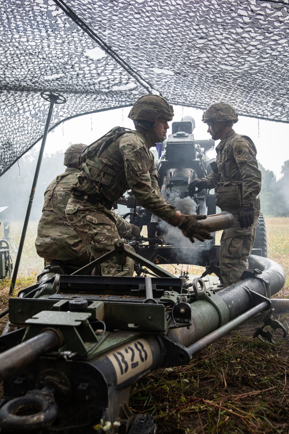 Thunderbird artillery takes aim at Northern Strike 2024