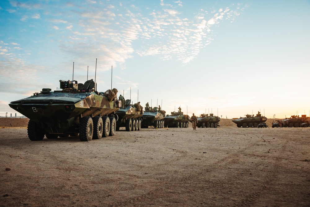 Marines with 3/5 conduct urban raid attacks at Range 220 during AFX