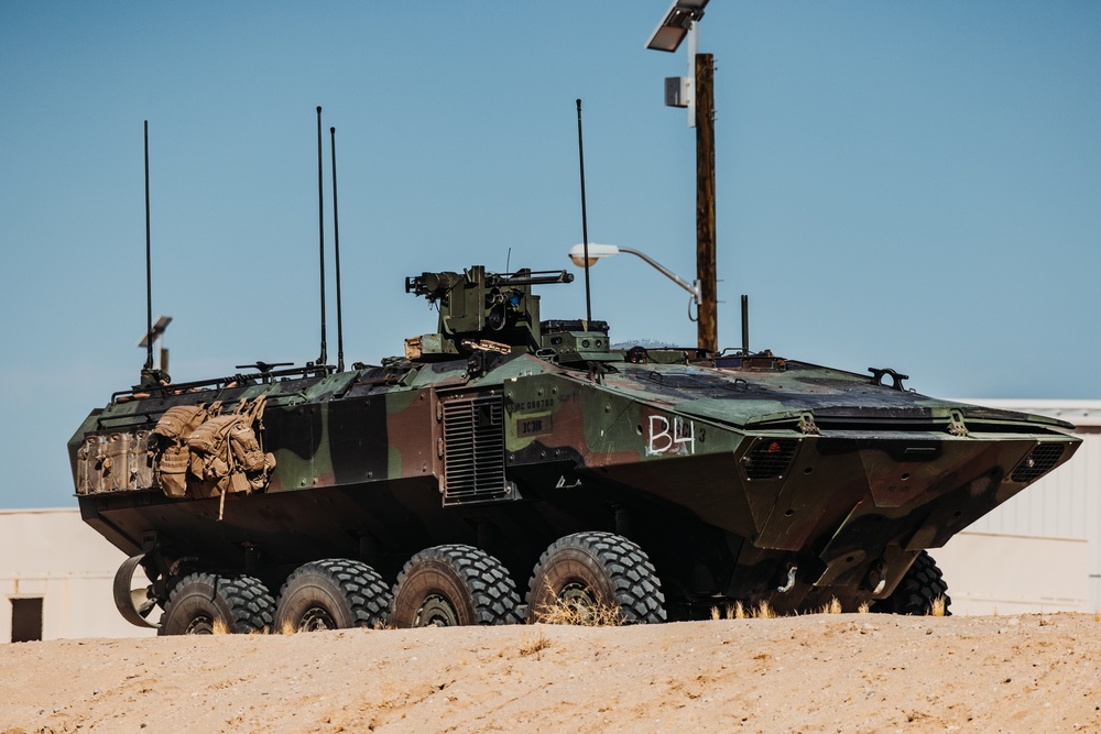 Marines with 3/5 conduct urban raid attacks at Range 220 during AFX