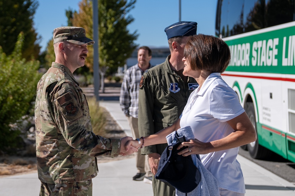 U.S. Senator Catherine Cortez Masto visits the Nevada Air National Guard Base