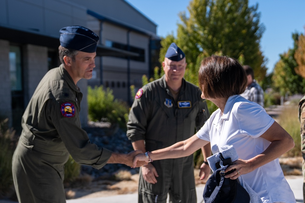 U.S. Senator Catherine Cortez Masto visits the Nevada Air National Guard Base