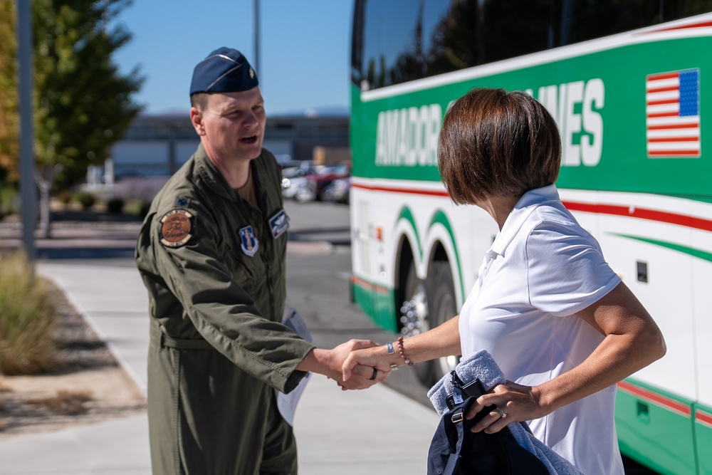 U.S. Senator Catherine Cortez Masto visits the Nevada Air National Guard Base