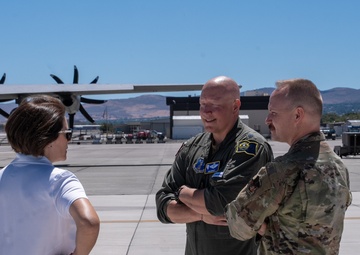 U.S. Senator Catherine Cortez Masto visits the Nevada Air National Guard Base