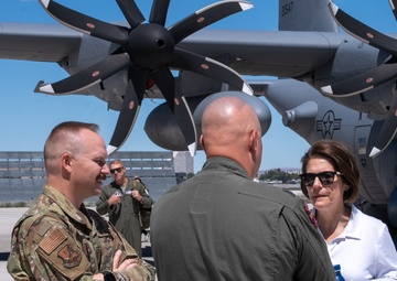 U.S. Senator Catherine Cortez Masto visits the Nevada Air National Guard Base