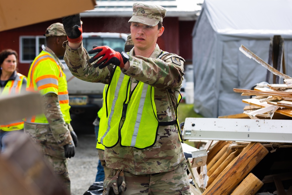 Alaska Organized Militia responds to Juneau glacial flooding