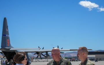 U.S. Senator Catherine Cortez Masto visits the Nevada Air National Guard Base