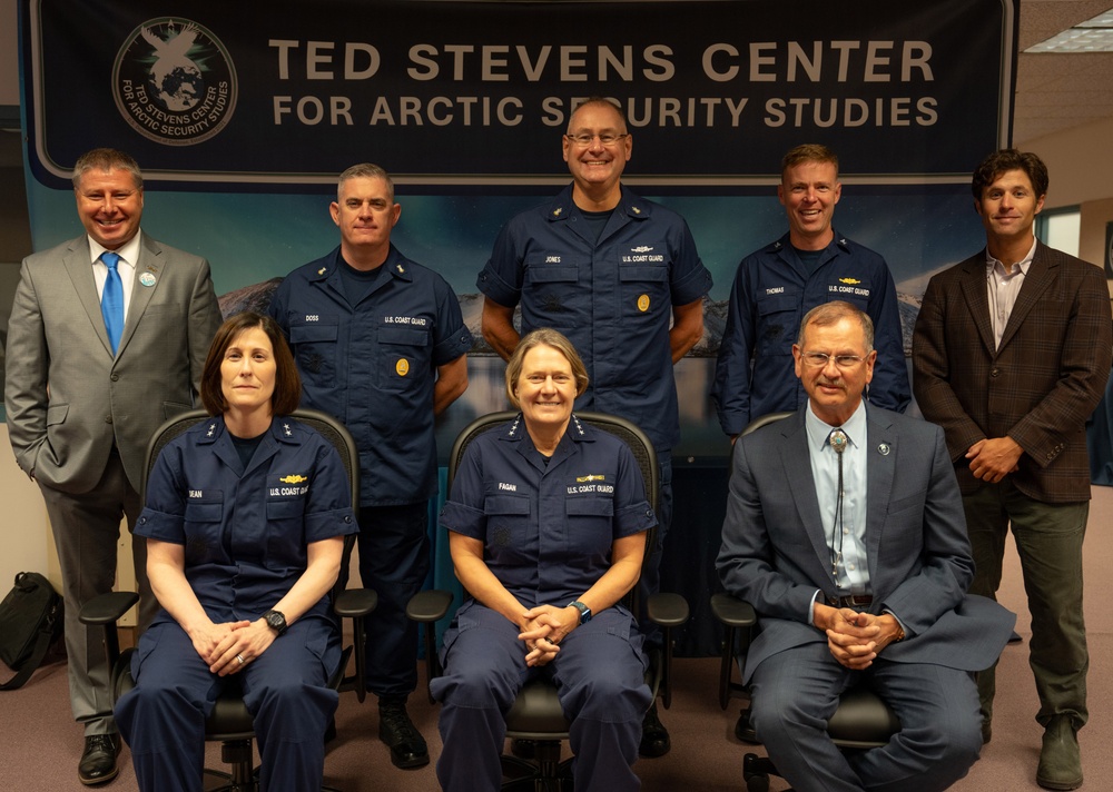 Commandant of the U.S. Coast Guard visits Ted Stevens Center