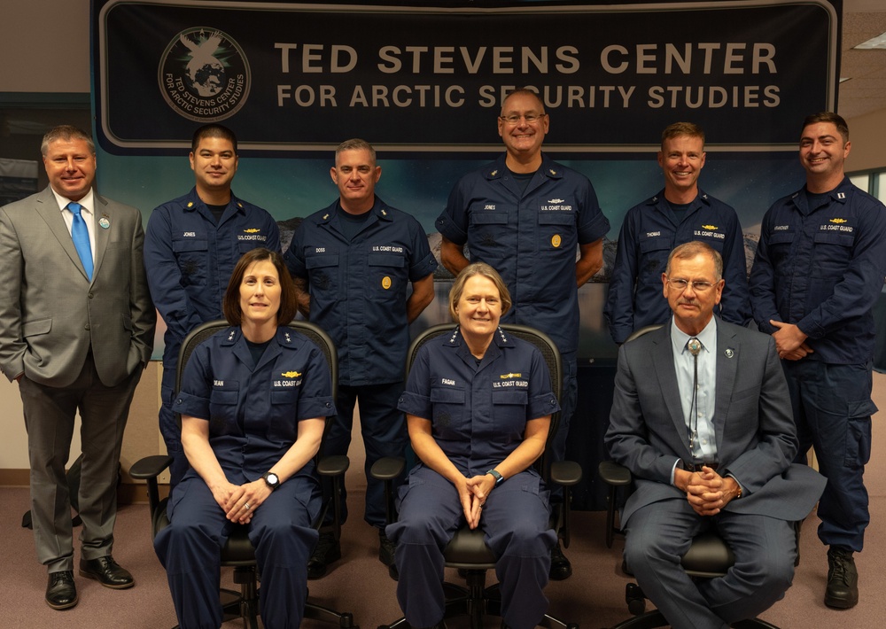 Commandant of the U.S. Coast Guard visits Ted Stevens Center