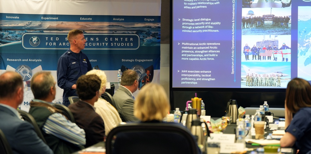 Commandant of the U.S. Coast Guard visits Ted Stevens Center