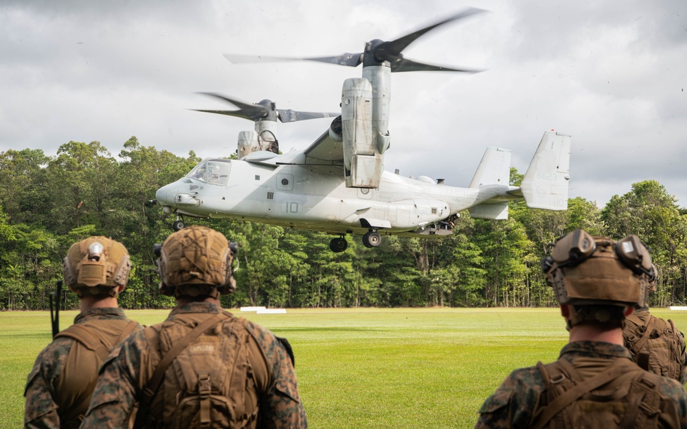 MRF-D 24.3: Golf Co., 2nd Bn., 5th Marines (Rein.) rehearses platoon operations in Tully