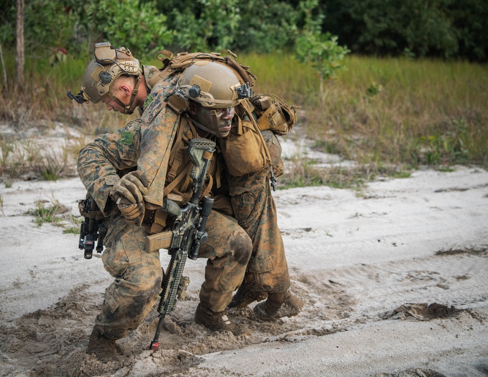 MRF-D 24.3: Golf Co., 2nd Bn., 5th Marines (Rein.) rehearses platoon operations in Tully