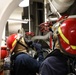 ATLANTIC OCEAN (Aug. 7, 2024) Sailors assigned to the Arleigh Burke-class guided-missile destroyer USS Jason Dunham (DDG 109), inspect pipes for damage during General Quarters.