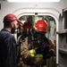 ATLANTIC OCEAN (Aug. 7, 2024) Sailors assigned to the Arleigh Burke-class guided-missile destroyer USS Jason Dunham (DDG 109), practice their firefighting skills during General Quarters during Composite Training Unit Exercise (COMPTUEX)