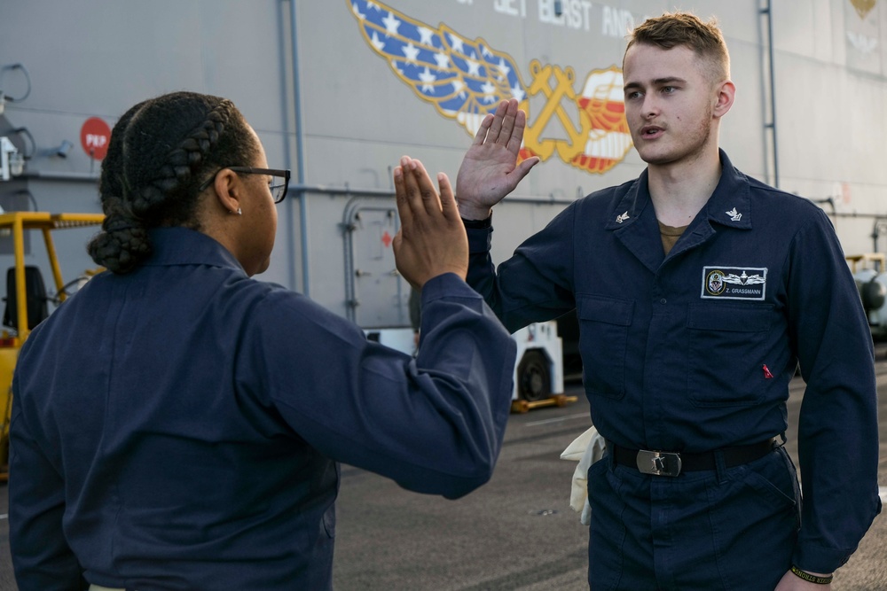PS’s reenlist and promote aboard Boxer