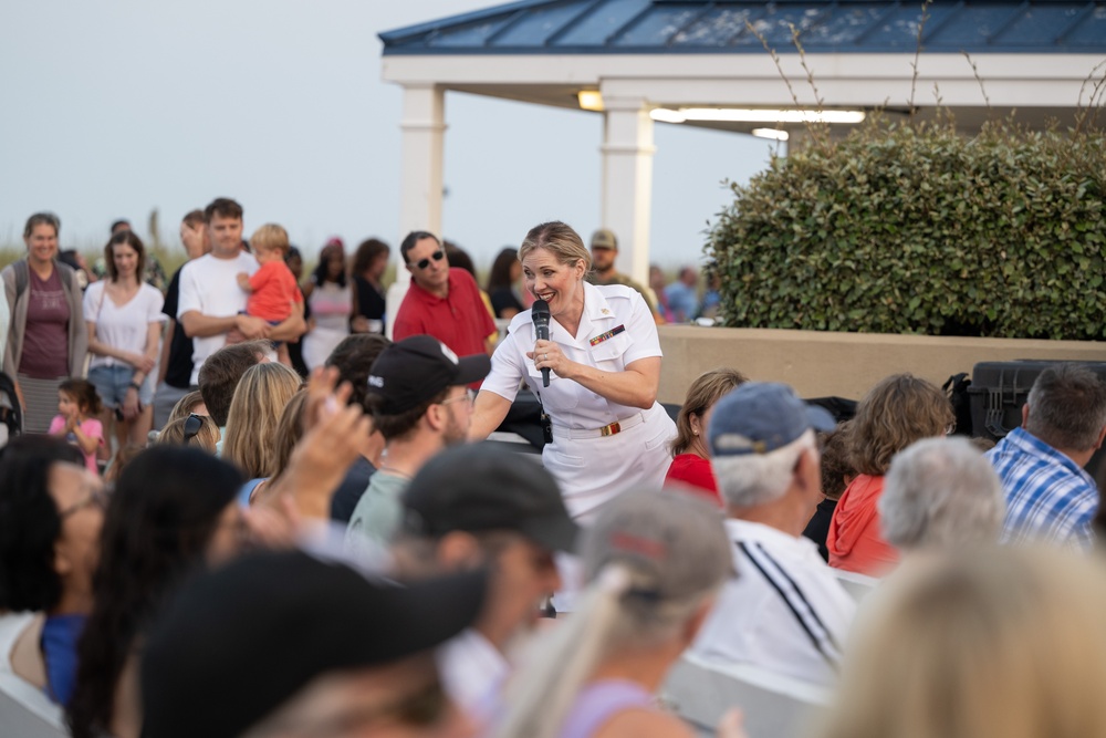 U.S. Navy Band Sea Chanters perform in Bethany Beach