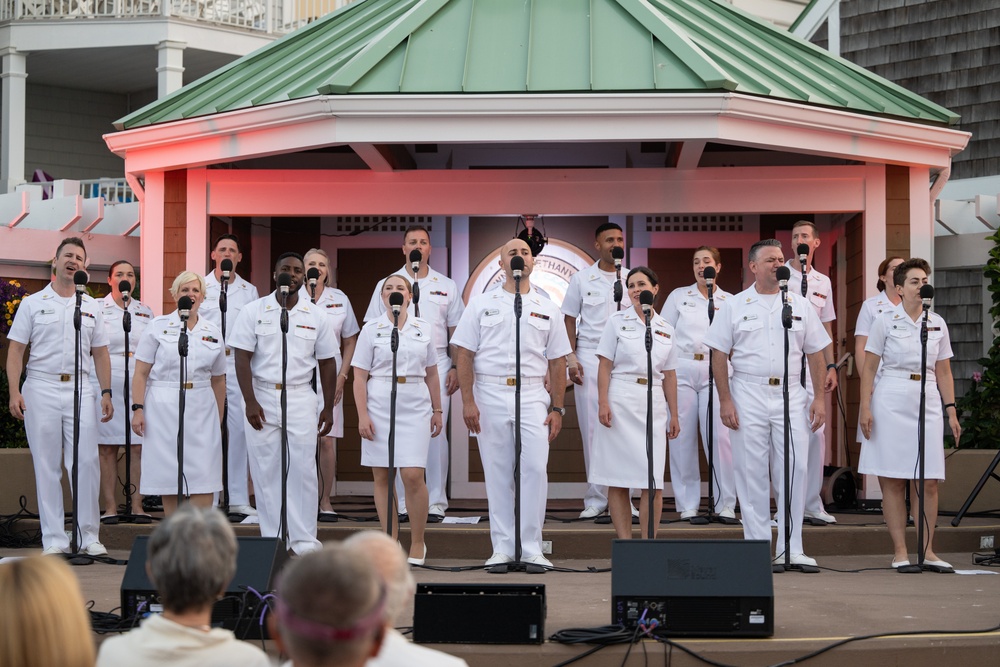 U.S. Navy Band Sea Chanters perform in Bethany Beach