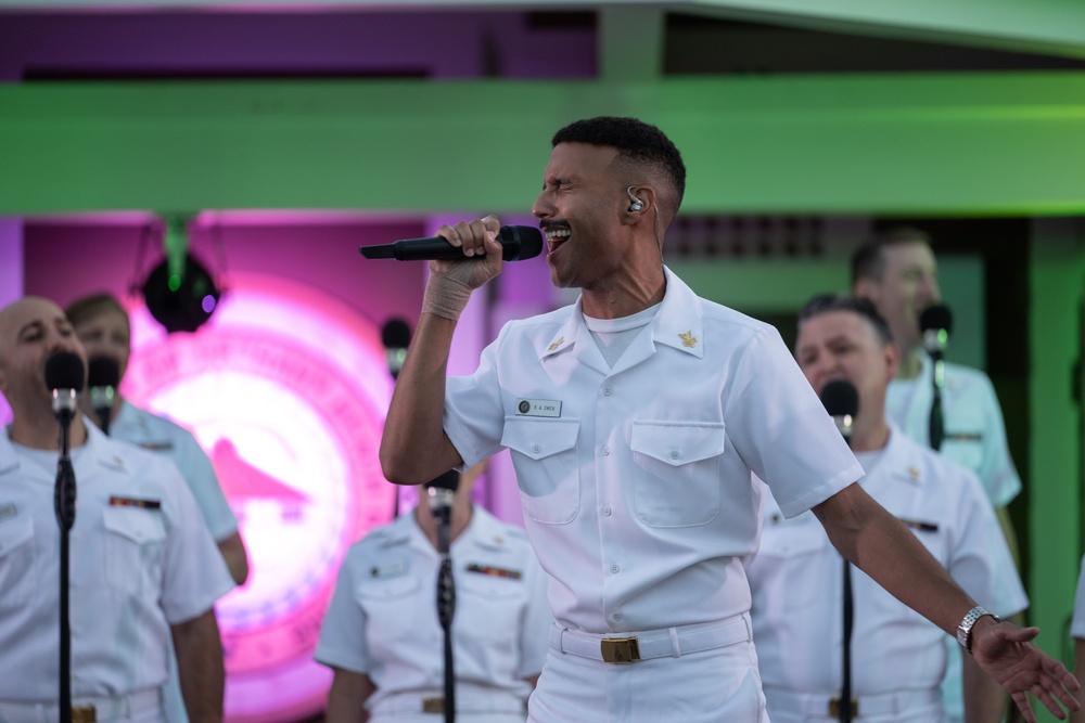 U.S. Navy Band Sea Chanters perform in Bethany Beach