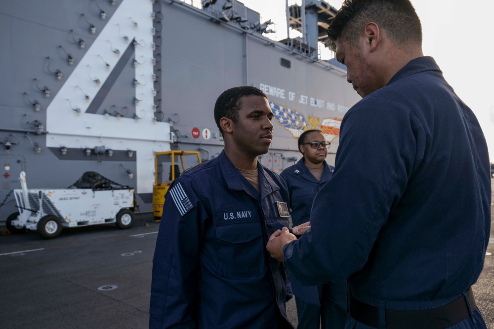 PS’s reenlist and promote aboard Boxer