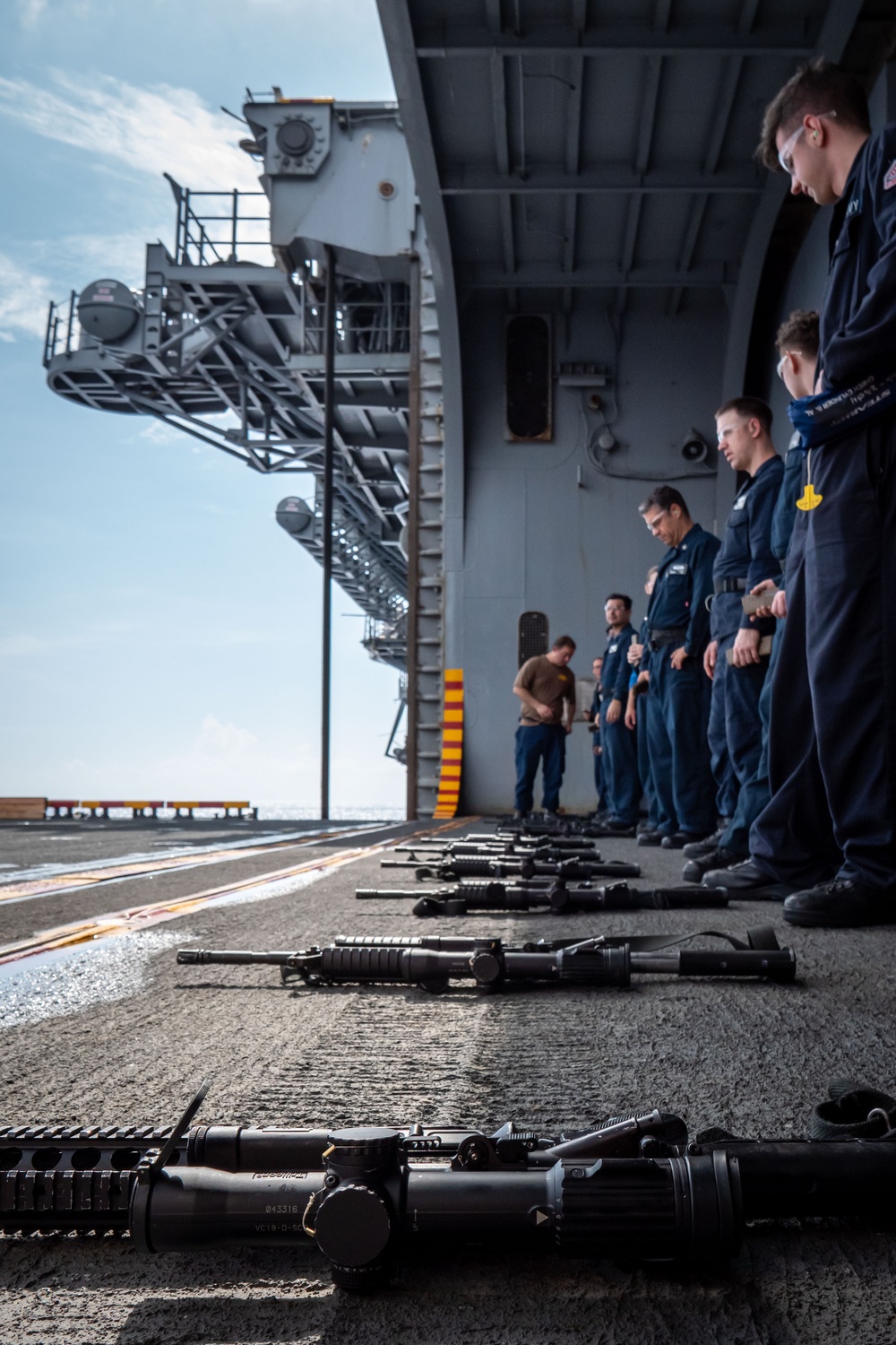 Boxer conducts live-fire exercise