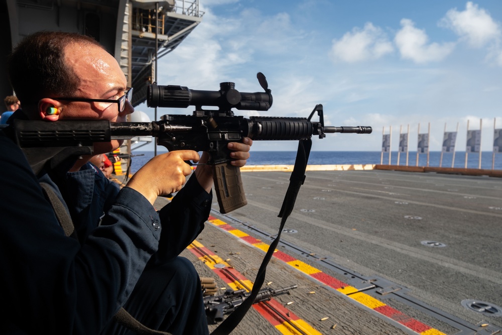 Boxer conducts live-fire exercise