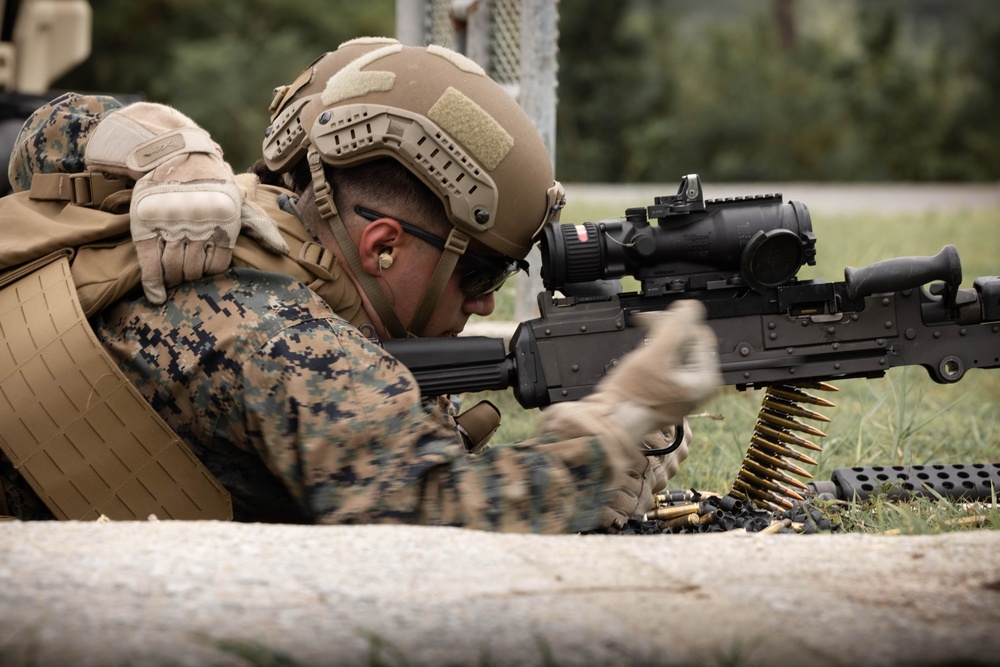 5th ANGLICO | M240B Machine Gun Range
